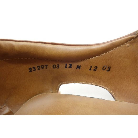 Stacy Adams Brown Leather Adjustable Slip On Dress Sandals Shoes Men\'s 12 M main image 11